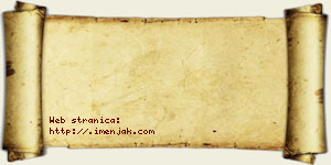 Tijana Raković vizit kartica